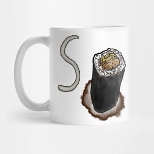 SOY - Sushi Roll - watercolour Mug